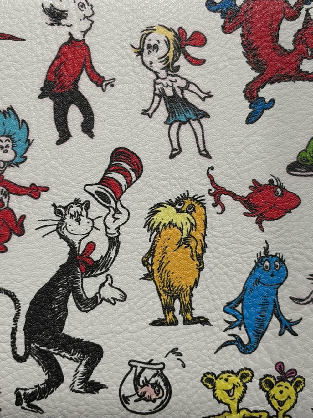 Loungefly Dr. Seuss Characters All Over Print Wallet - Picture 3 of 4